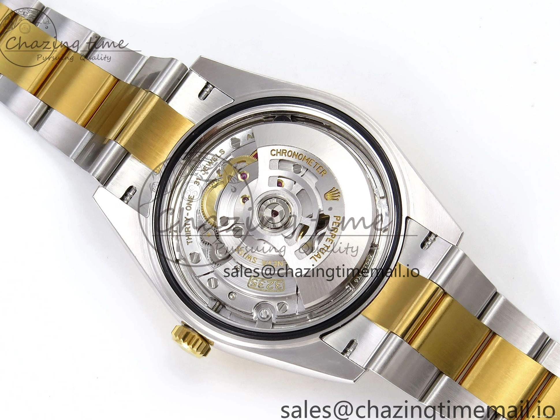 0110 Breathable DateJust 41 SS YG ARF 1:1 Best Edition 904L Steel YG Stick Dial on Oyster Bracelet SH 1260